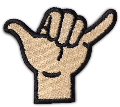 The Hang Loose "shaka" Patch - Hang Loose Patch (480x480), Png Download