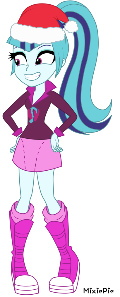 Mixiepie, Equestria Girls, Hat, Rainbow Rocks, Safe, - Sonata Dusk (409x1024), Png Download