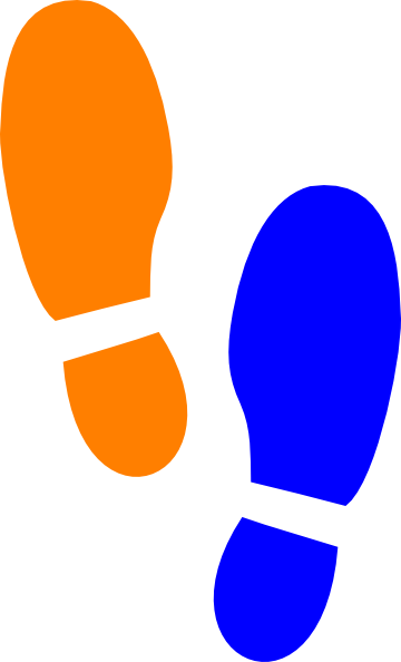 Shoe Prints Png (360x594), Png Download
