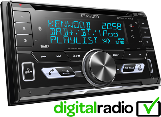Additional Images - Kenwood Dpx 5100bt 2din (600x410), Png Download