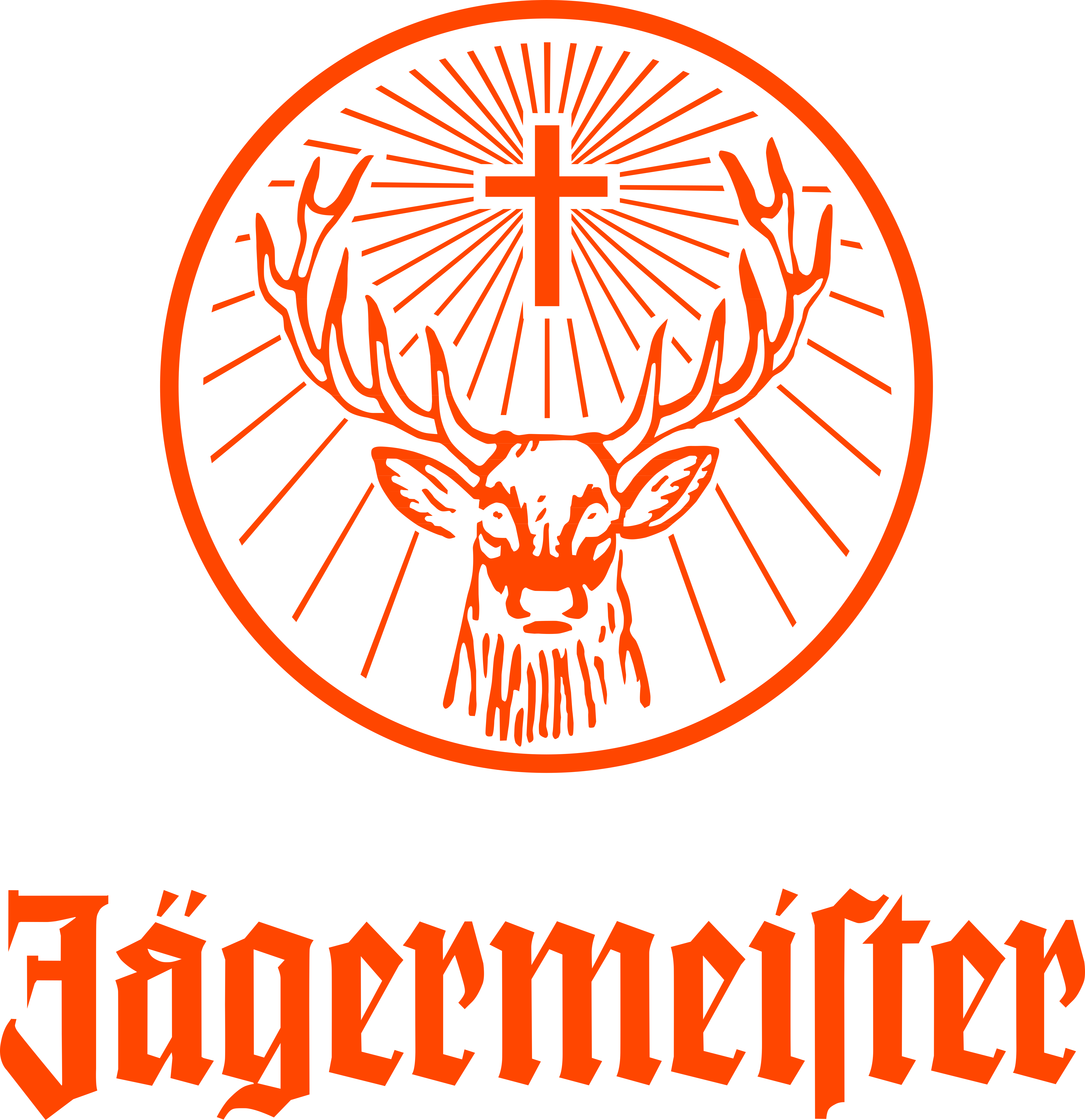 Jägermeister Logo Png Transparent - Jagermeister Logo Png (2400x2477), Png Download