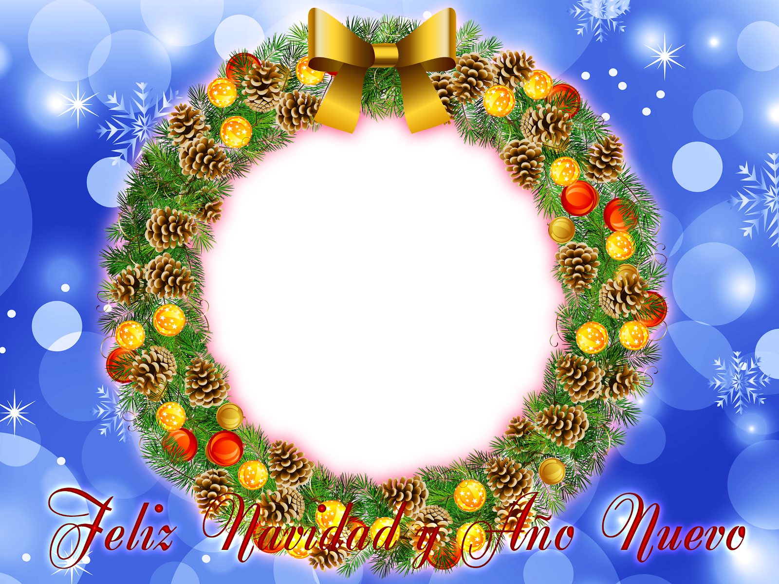 Navidad - Marco Para Foto Navidad (1600x1200), Png Download