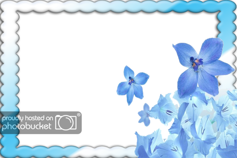 Marcos Png Para Tus Fotos Fotografia Marcos Gratis - Apple Ipod 5th Gen Video Decal Skin - Blue Neon Flower (760x506), Png Download