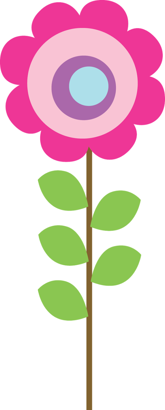 Cherry Clipart - Clipart Flower (568x1408), Png Download