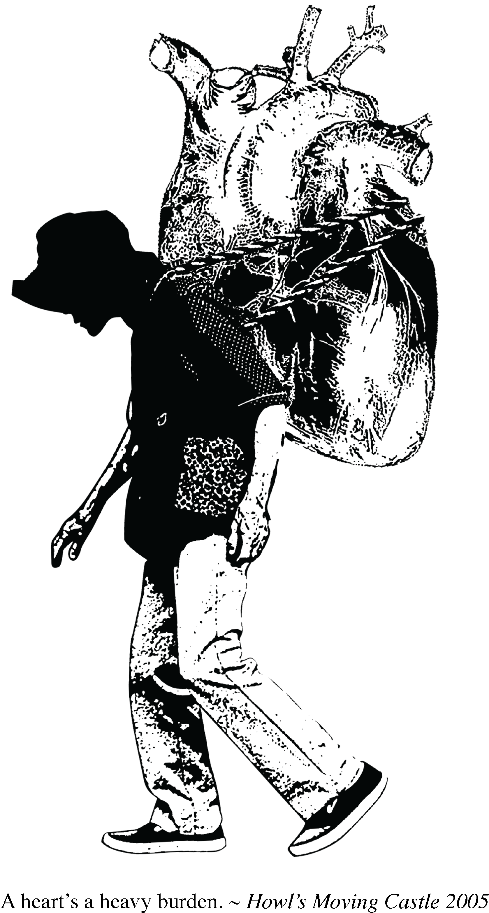 Howl's Moving Castle - Oss A Hearts A Heavy Burden (3508x4961), Png Download