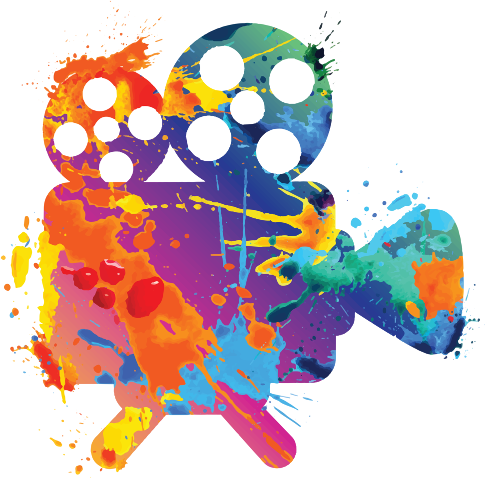 Camera Icon Logo-07 - Video Camera Paint (1000x1013), Png Download