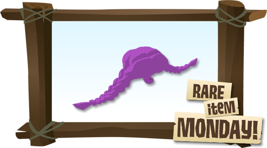 Rare Item Monday Pigtails - Animal Jam Rare Fox Hat (540x300), Png Download