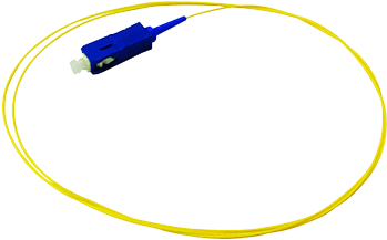 Single Mode Pigtails - Optical Fiber (375x342), Png Download