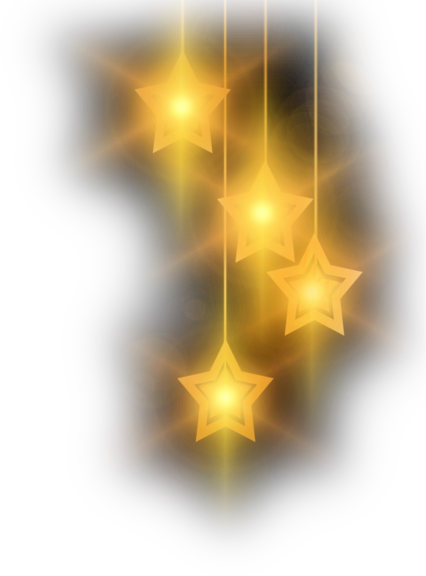 Mis Estrellas, Muchas Gracias Por Todo - Estrellitas De Navidad Png (426x576), Png Download