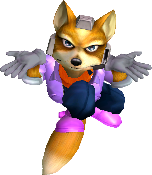 Post - Fox Melee (623x717), Png Download
