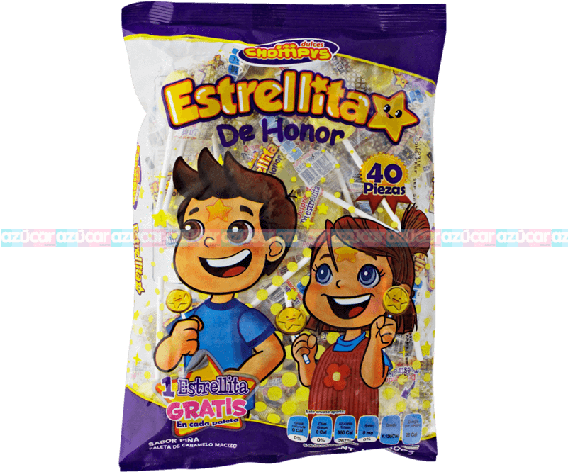 Dulces Chompys Estrellita De Honor 28/40 Chompys - Dulces Chompys, S.a. De C.v. (800x800), Png Download