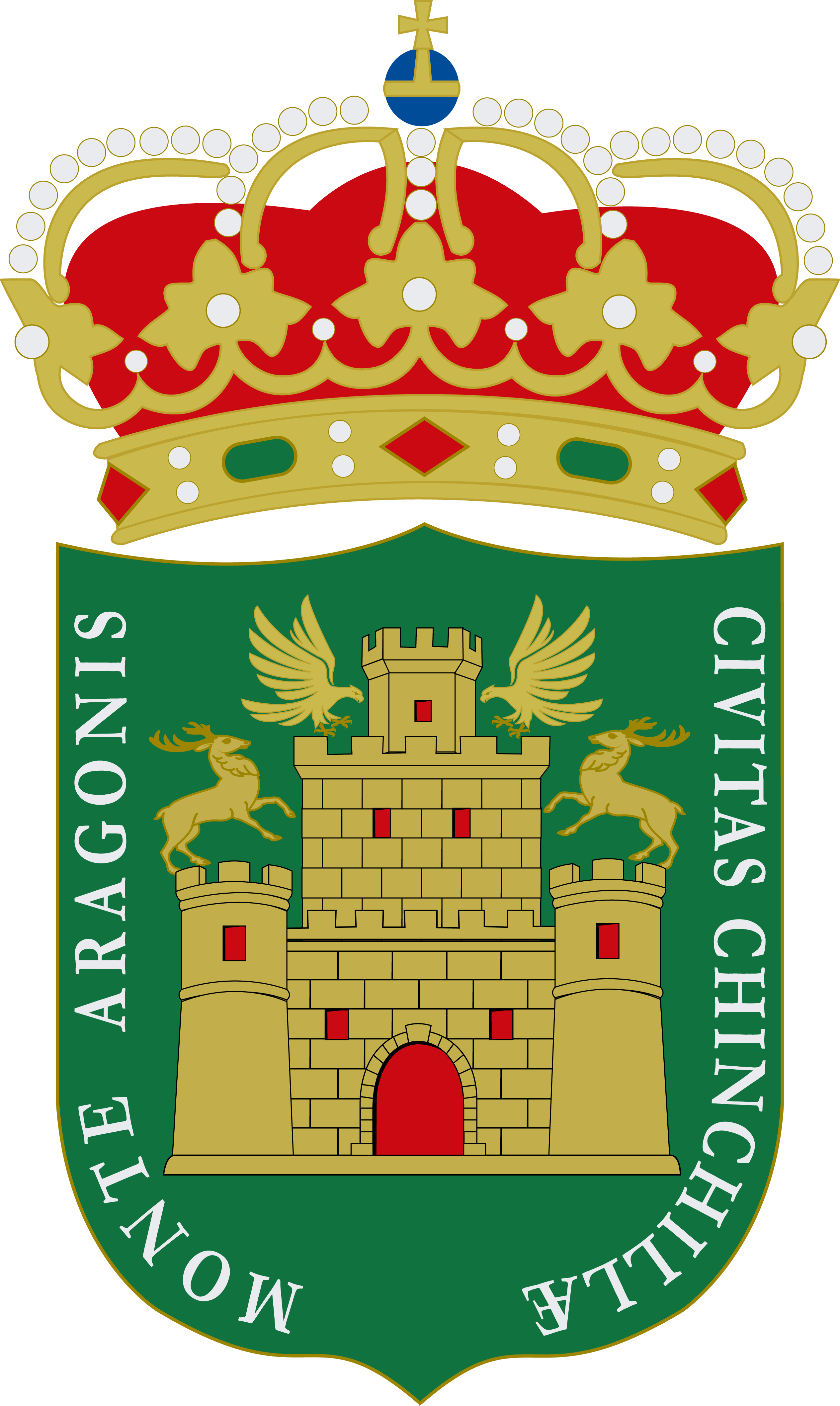 Escudo De Chinchilla De Montearagón - Ayuntamiento De Ciudad Real (2530x4234), Png Download