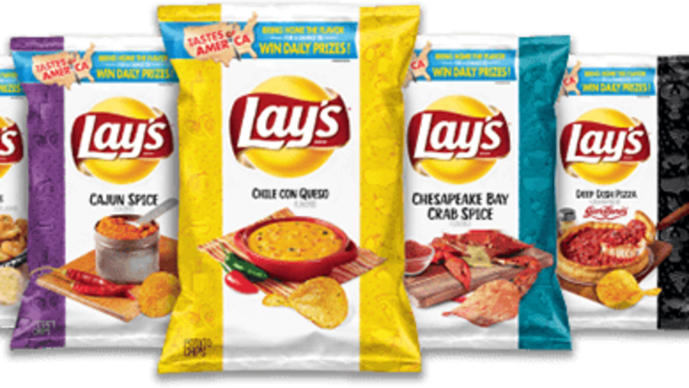 Lay's To Release 8 Regional Chip Flavors, Including - Lay's Taste Of America (986x555), Png Download