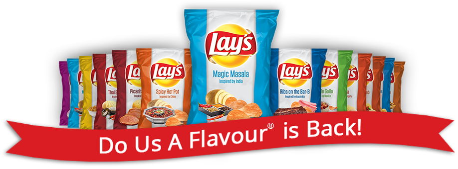 Canadians Enjoy International Flavours The Easy Way - Lay's Potato Chips, Cheddar & Sour Cream - 7.75 (918x340), Png Download