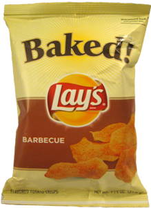 Baked Lay\'s Barbecue - Baked Potato Chips Barbecue (400x320), Png Download
