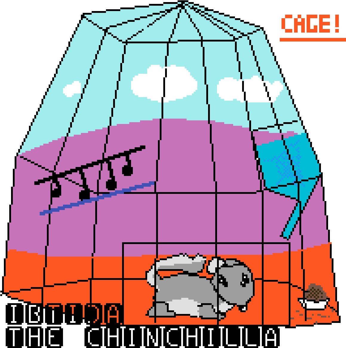 [profile Redraw] Ibtida The Chinchilla - Umbrella (1200x1200), Png Download