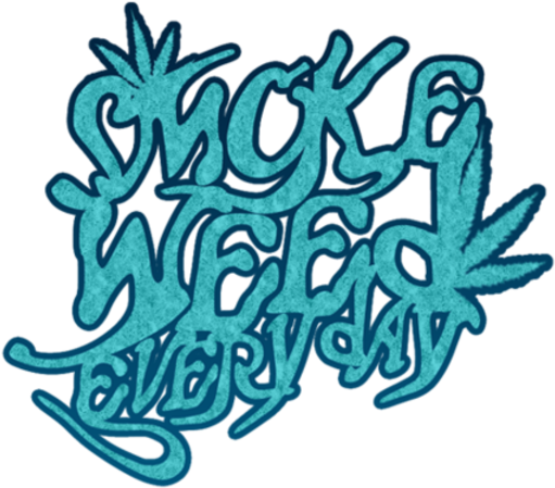 Smoke Weed Everyday - Smoke Weed Tumblr Transparent (600x544), Png Download