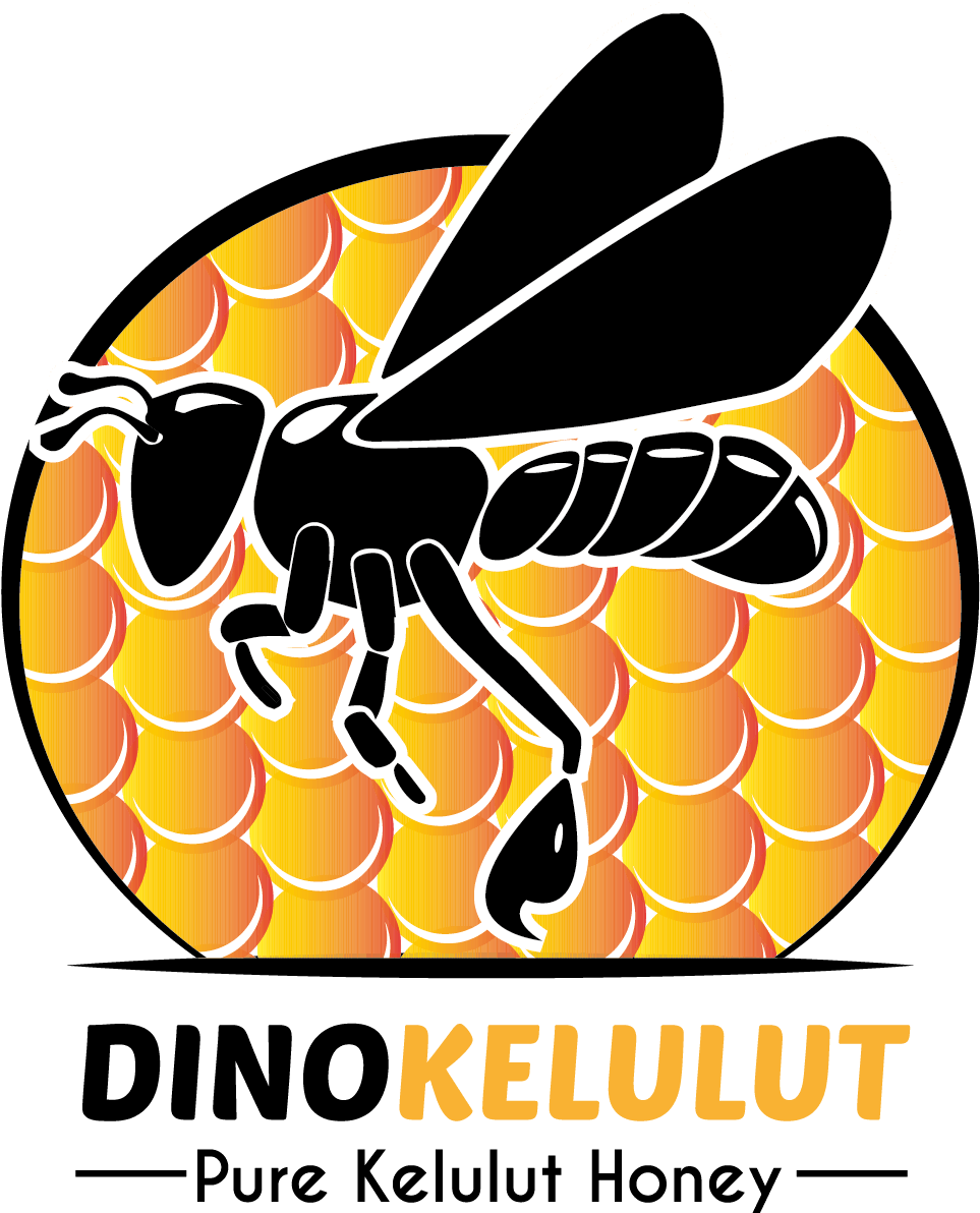 Dino Madu Kelulut Organic Stingless Bee Trigona Honey - Logo Madu Kelulut (1061x1257), Png Download