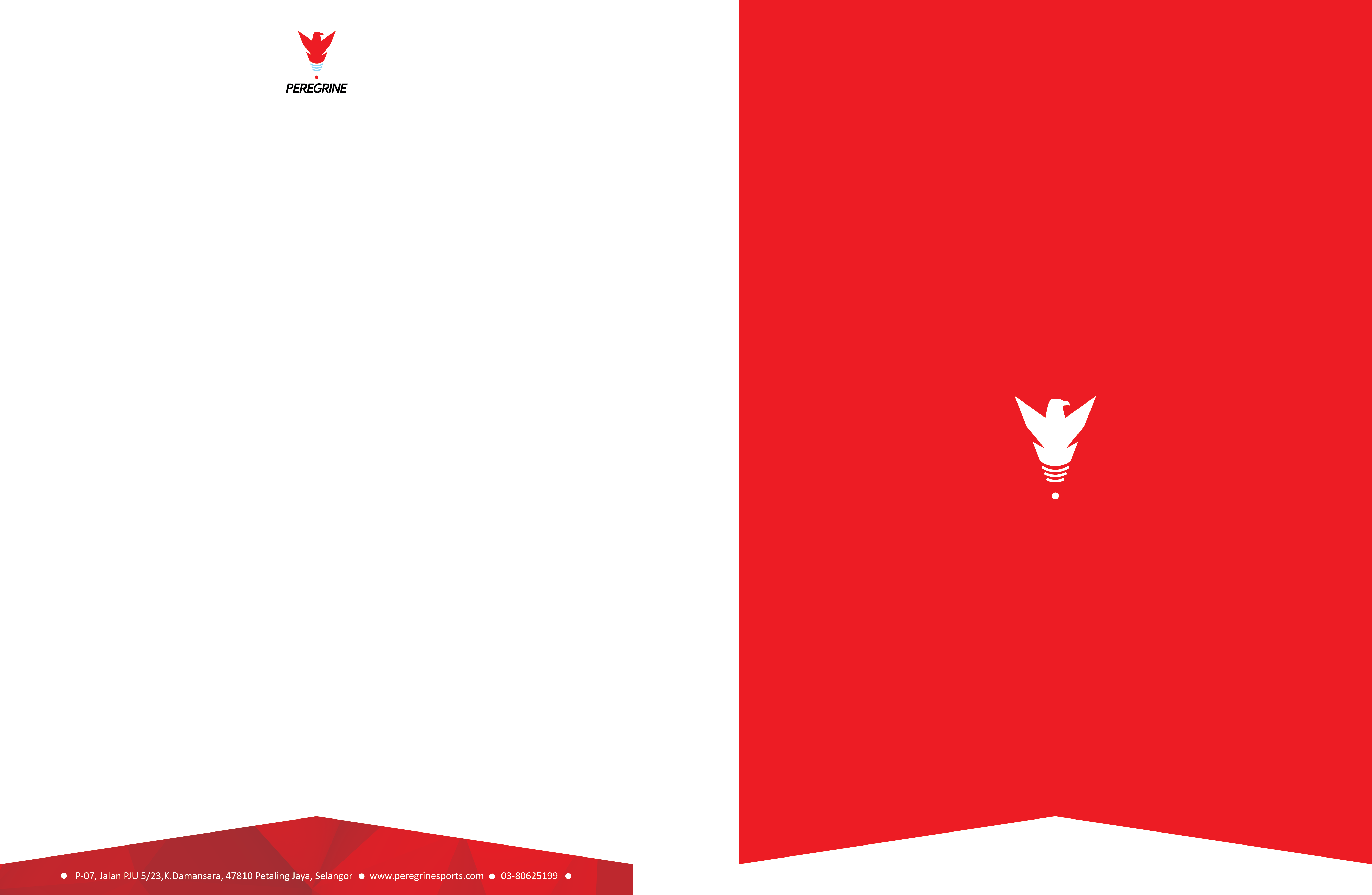 Letterhead - Red And White Letter Head (5375x4266), Png Download