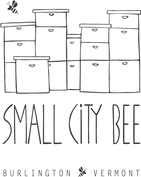 Small City Bee Logo - Diagram (938x889), Png Download