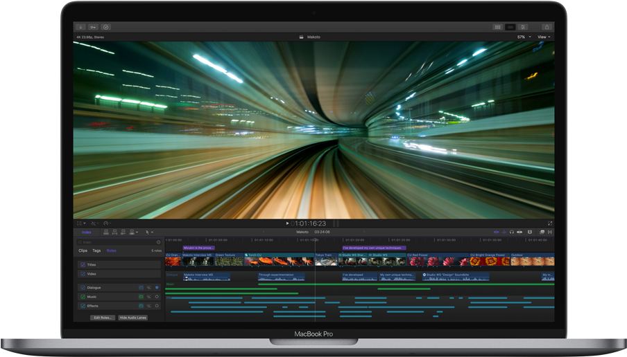 Fcpx Hero - 2017 Macbook Pro Mptt2 (903x527), Png Download
