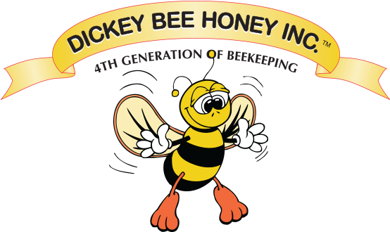 Logo - Dickey Bee Honey Inc (553x360), Png Download