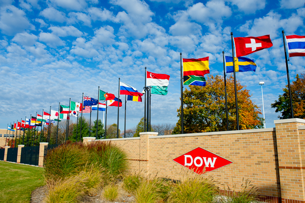 Dow Chemical Midland Mi (600x399), Png Download