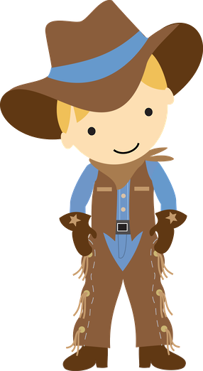 Cowboy E Cowgirl - Cowboy Clip Art (286x522), Png Download