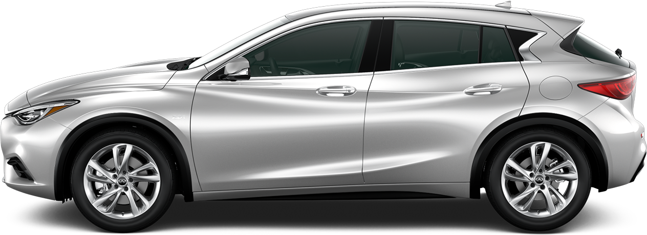 Qx30 Fwd Blade Silver - 2018 Infiniti Qx30 White (1280x640), Png Download