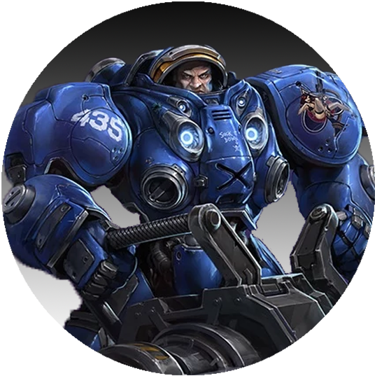 Tom Ohmacht Over - Tychus Heroes Of The Storm (550x550), Png Download