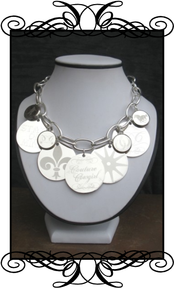 Couture Cowgirl Gets Funky With This Layered Charm - Necklace (358x573), Png Download