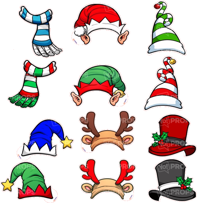 Picture - Christmas Photo Props Transparent (720x749), Png Download