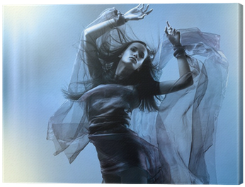 Dancing Sexy Young Woman With Flying Hair And Fabric - Seven Dreams (a Smooth Transition From From Lounge (400x400), Png Download