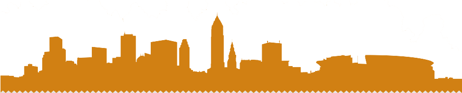 Cle Skyline 2 - Ohio (940x204), Png Download