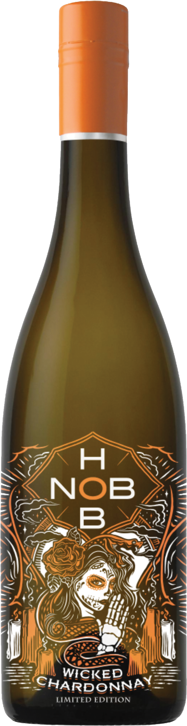 Hob Nob Product Photos - Hob Nob Wicked Chardonnay Wine, 750 Ml (900x2400), Png Download