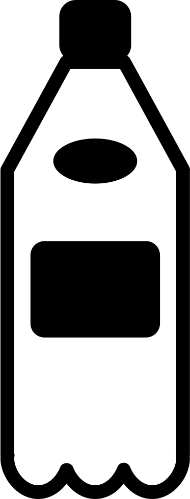 Water Bottle - - Icon Beverages Png (373x980), Png Download