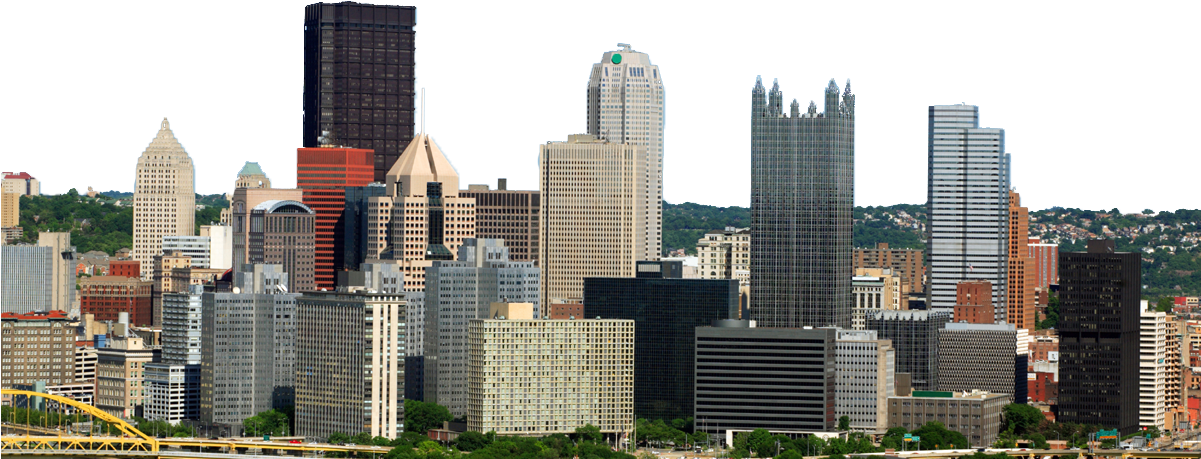 Pittsburgh, Pa - Pittsburgh (1200x480), Png Download