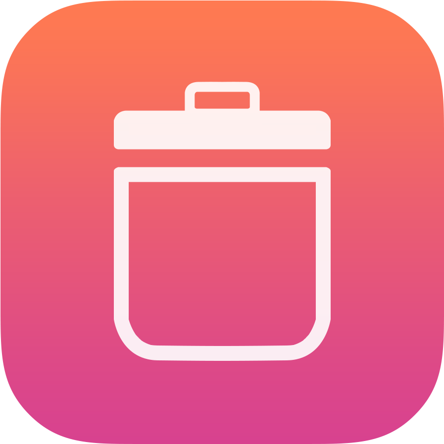 Trash Empty Icon Png Image - Recycle Bin Ios Icon (1024x1024), Png Download