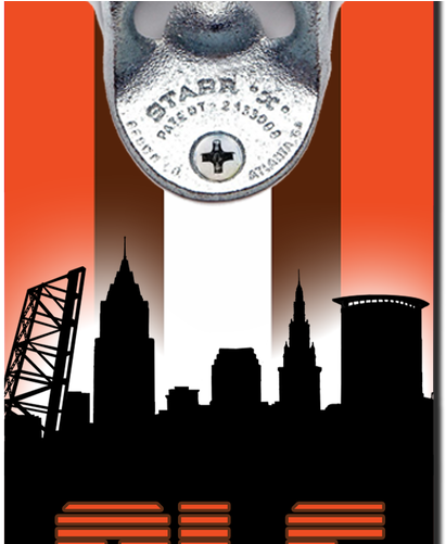 Cleveland Football - Cleveland Skyline At Sunrise (500x500), Png Download