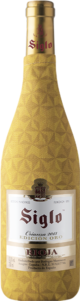 Crianza Edición Oro - Bouteille De Champagne Cristal (251x600), Png Download