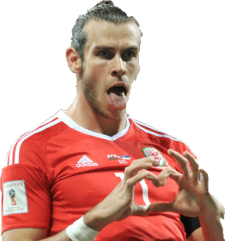 Close-up Shot Of Gareth Bale Celebrating Scoring [not - Manchester United F.c. (640x480), Png Download
