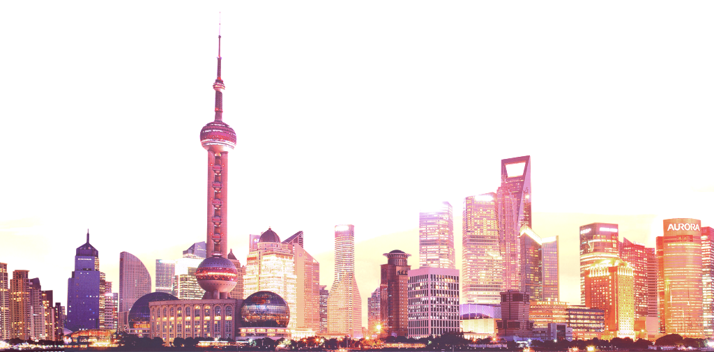 Color City Cartoon Transparent - Pudong Skyline (1024x505), Png Download