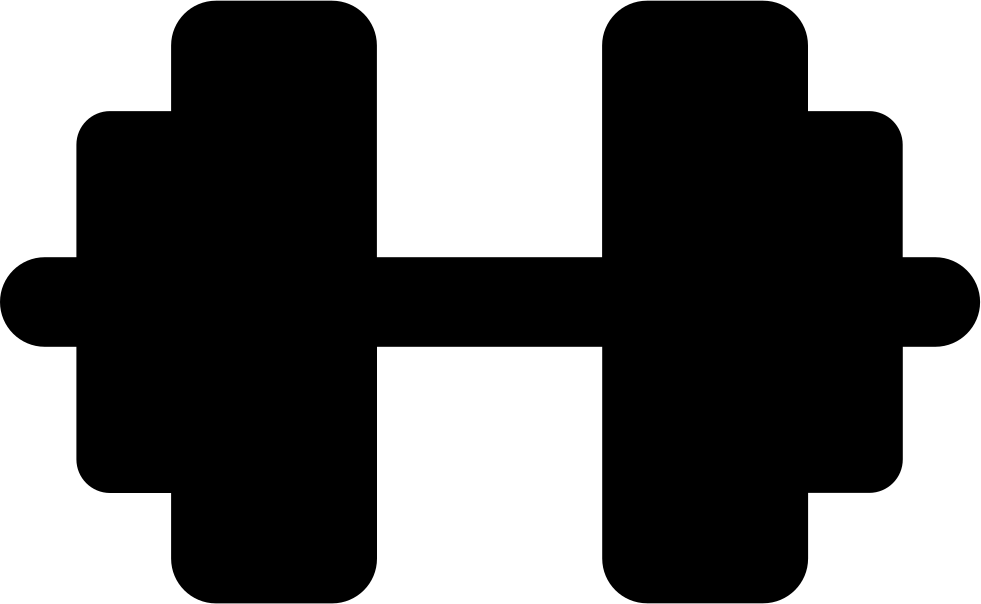 Dumbbell Comments - Icon (981x604), Png Download