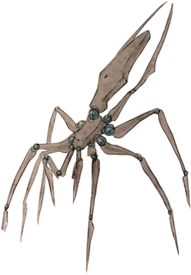 Automata Fate Labyrinth - Wolf Spider (431x424), Png Download