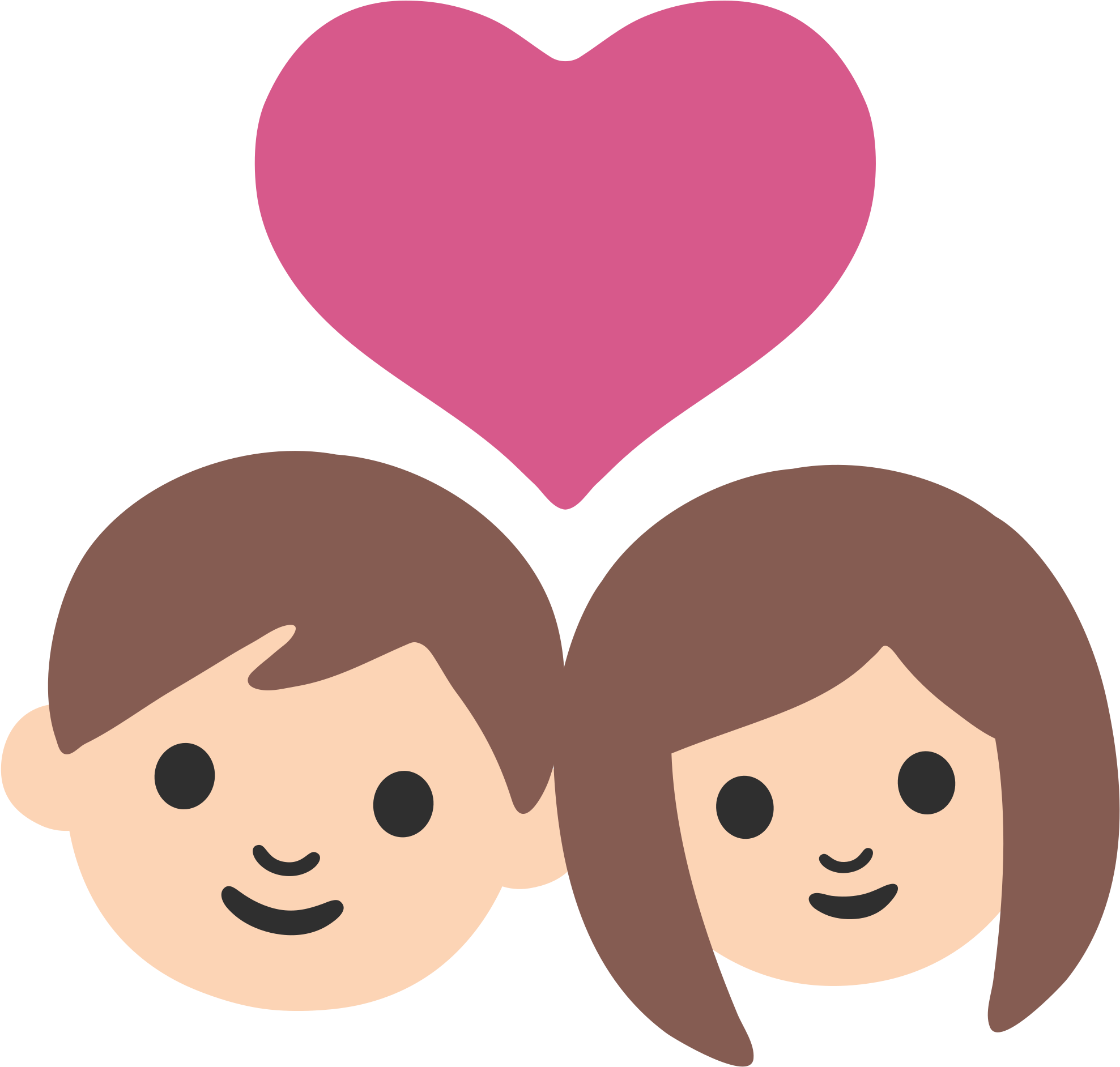 Open - Couple Emoji Transparent Background (2000x2000), Png Download