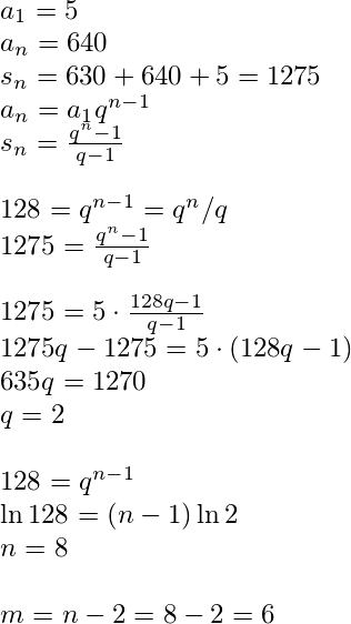 Solution In Text M = - Number (316x562), Png Download