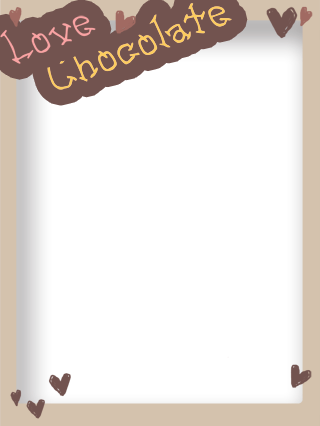 Clipart Frame Chocolate - Chris Ke (320x426), Png Download