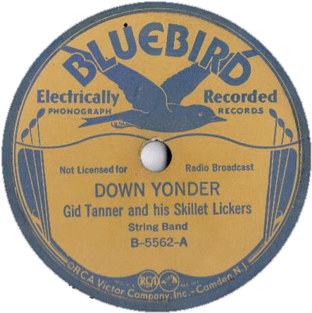 Downyonder-bluebird - Bluebird Records (460x455), Png Download
