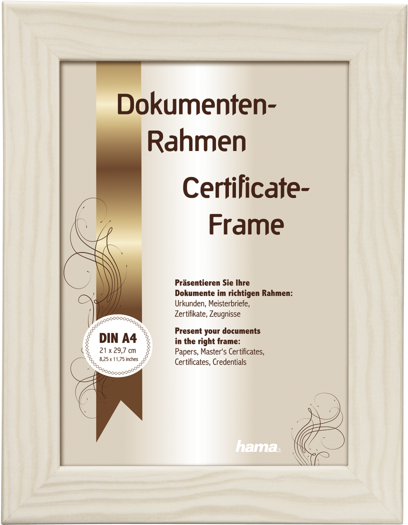 "riga" Wooden Frame, White, 21 X - Hama Oregon - Photo Frame - 6x8 In (15x20 Cm) - Wood (1100x1100), Png Download