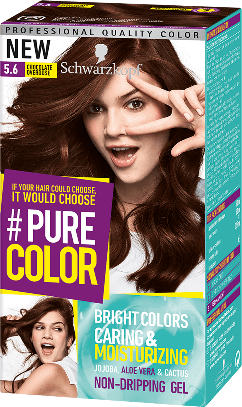Pure Color Com Baseline 5 6 Chocolate Overdose - Schwarzkopf Pure Color 5.6 (970x1400), Png Download